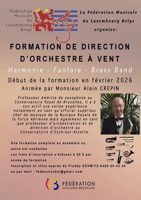 Formation de direction dorchestre vent