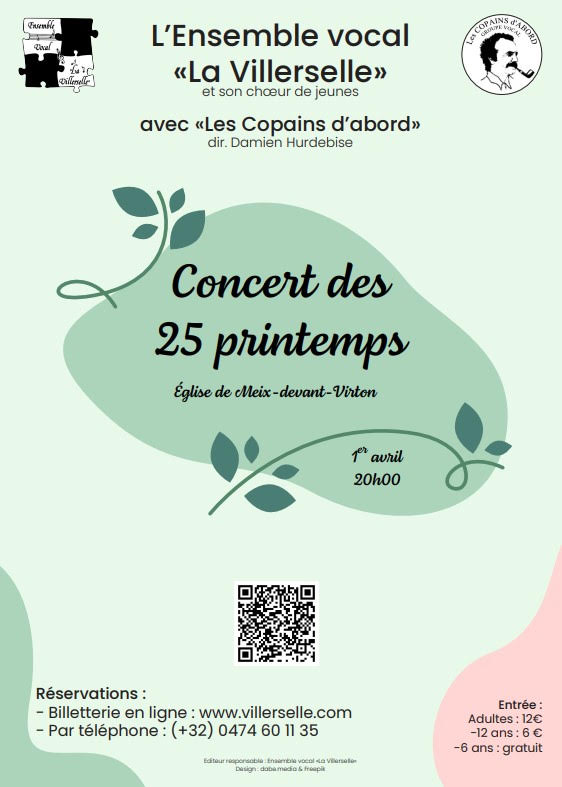 Concert de printemps 01 Avr 2023