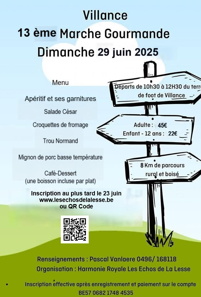 Marche gourmande Villance 29 Jun 2025
