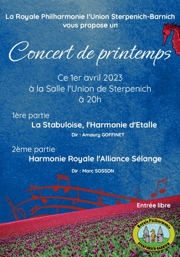 Concert de printemps 01 Avr 2023