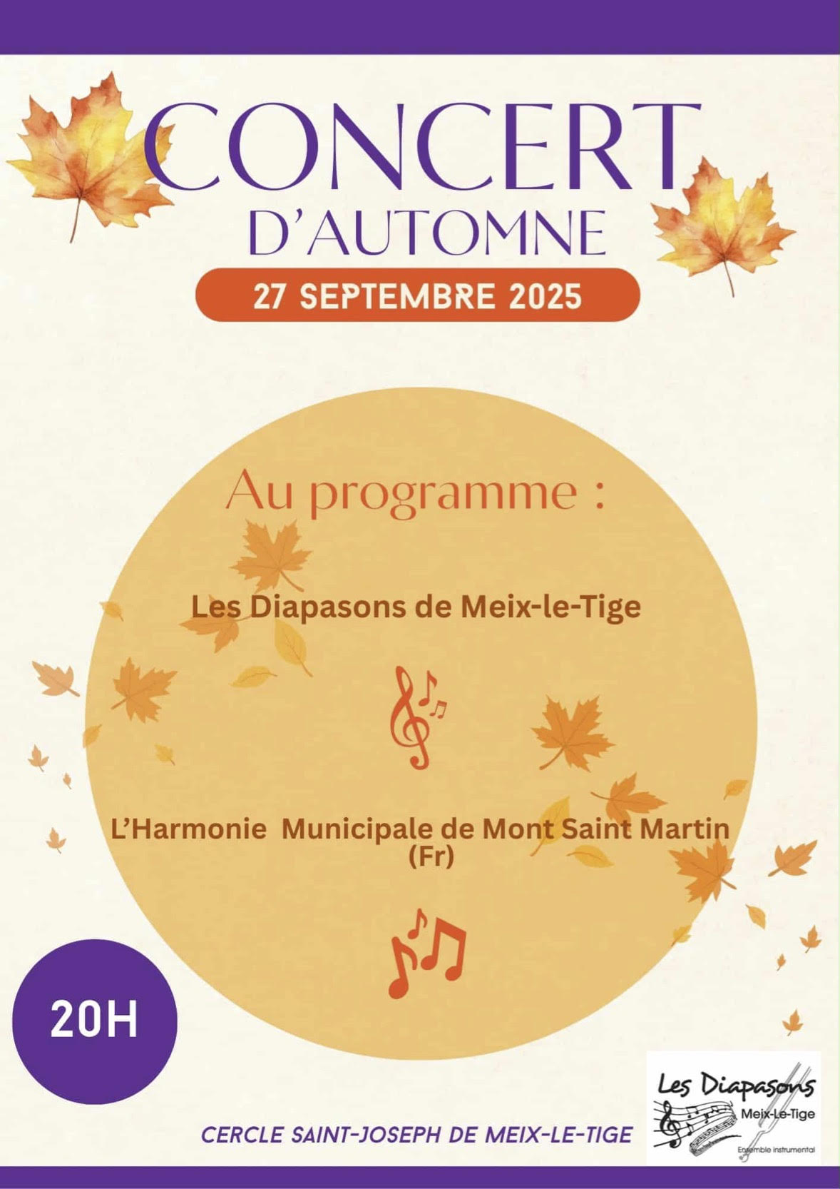 Concert dautomne 27 Sep 2025