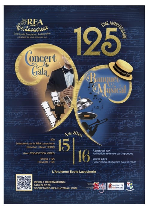 125e anniversaire   15 et 16 Aou 2026