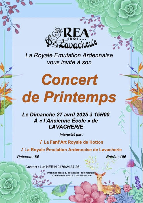 Concert de printemps 27 Avr 2025