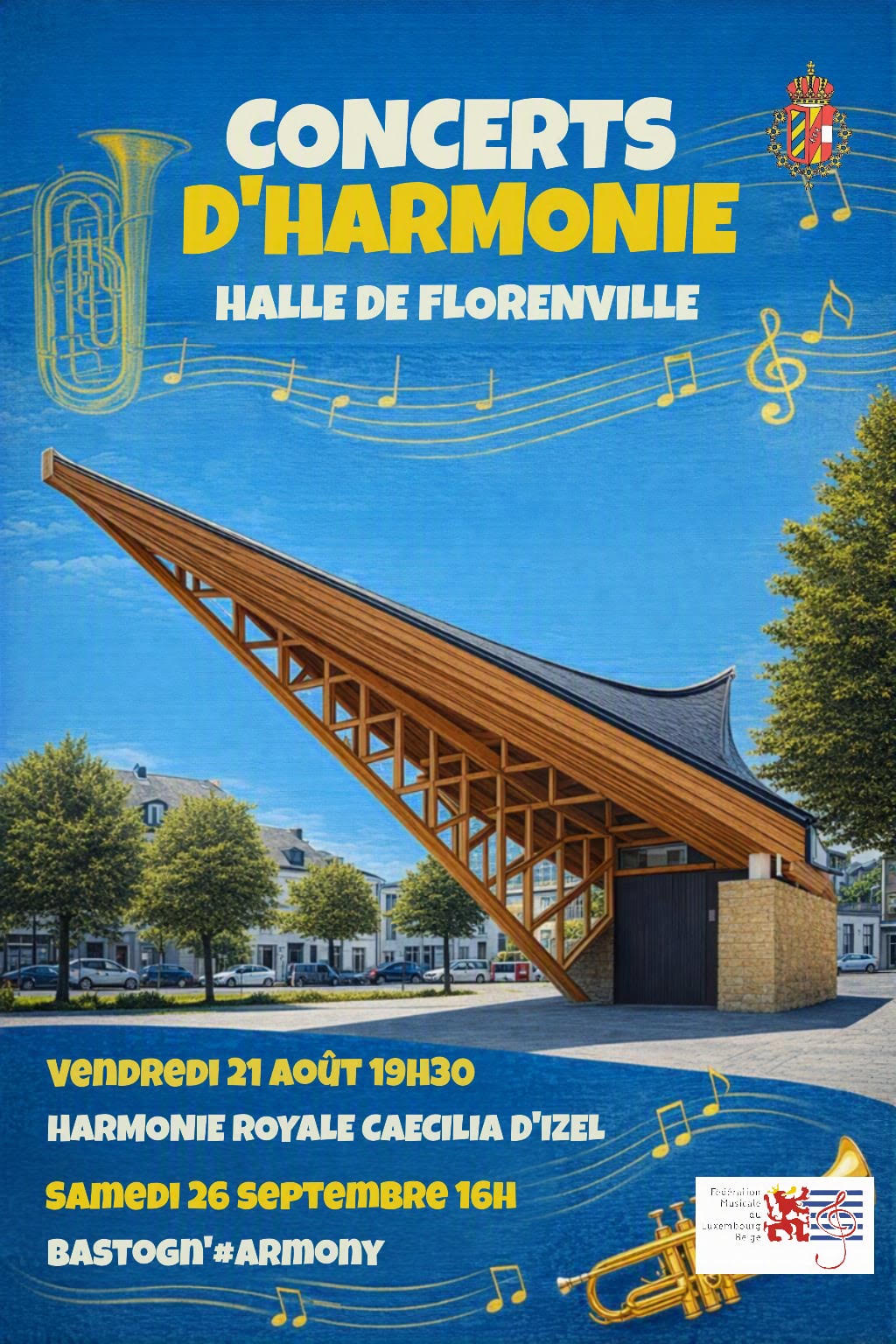 Concerts dharmonies   21 Aou et 26 Sep 2026