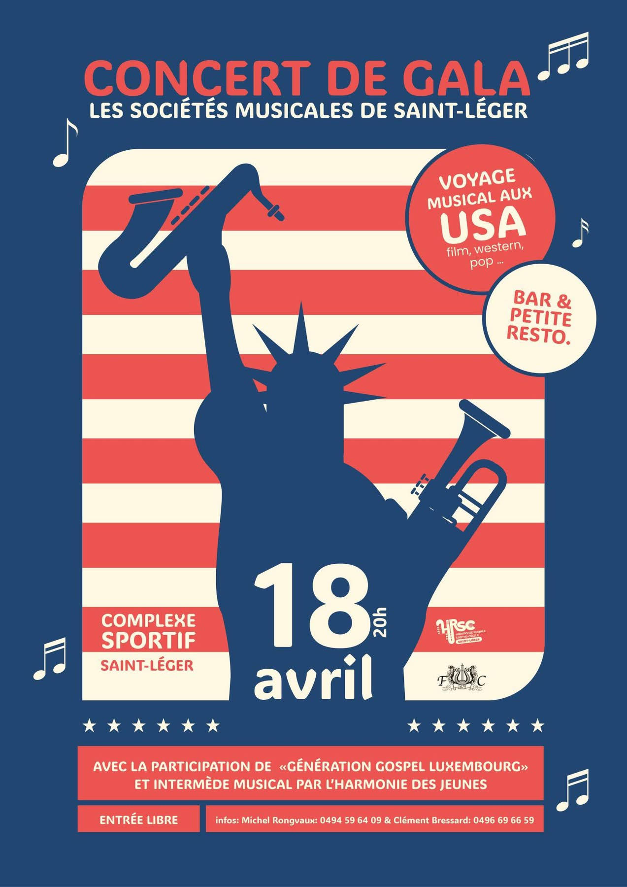 Concert de gale le 18 Avr 2026