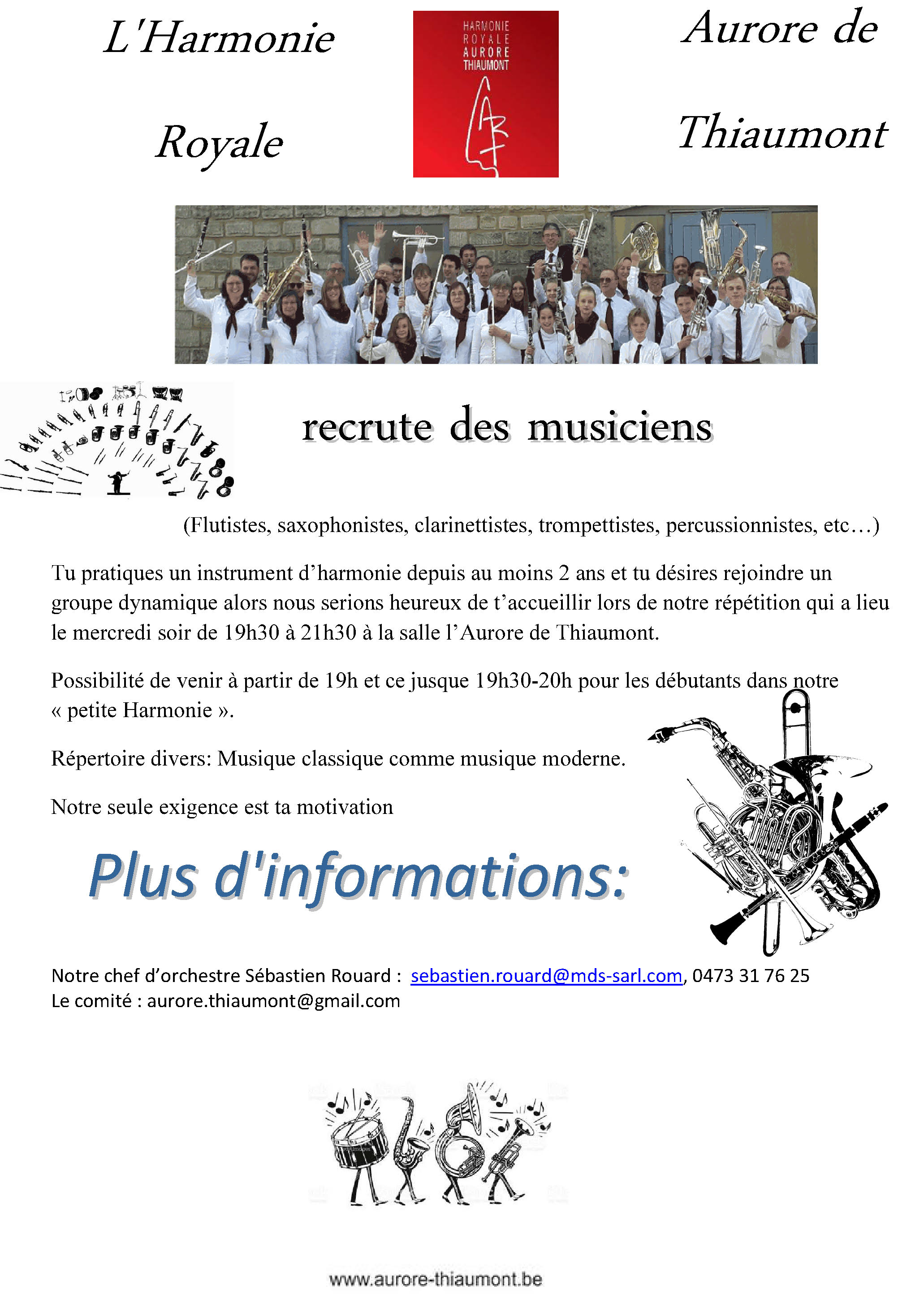 recrutement de musiciens